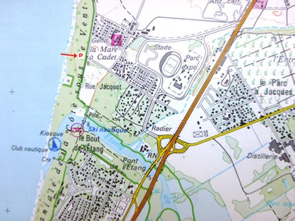 carte littoral Saint-Paul