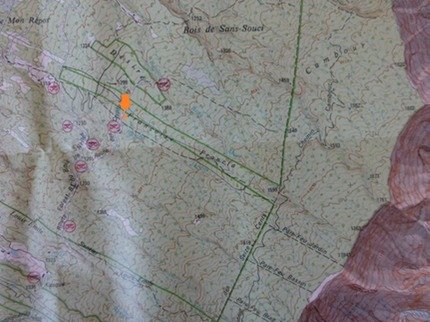 carte sentier Françoise Francia