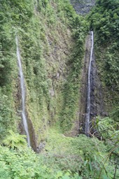 Les deux cascades du Bras d'Annette