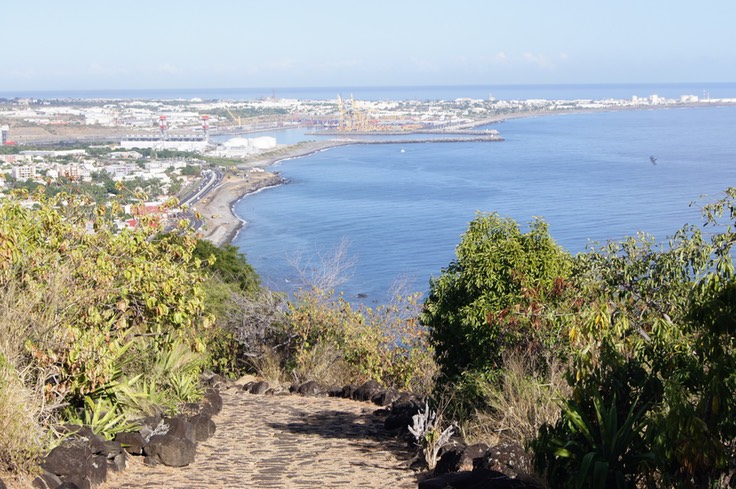 La ville du Port vue du Chemin des Anglais