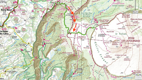 Josement Lauret map