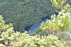Barrage de Takamaka sur la rivière des Marsouins