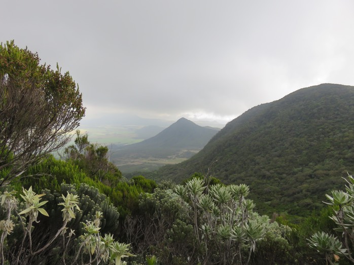 30 Vue vers le nord, depuis la montée vers le sommet du Piton Rouge