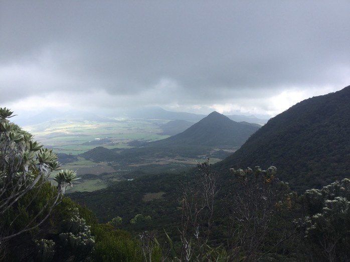 32  Vue vers le nord, depuis la montée vers le sommet du Piton Rouge