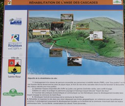 Réhabilitation de l'Anse des Cascades