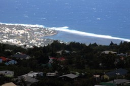 Etang Salé les Bains vu du Tévelave-2