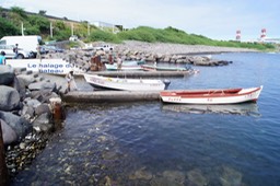 Le petit port de pêche de la Possession
